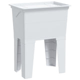 Laundry Tub White 59x41x75 cm Resin - Front View