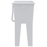 Laundry Tub White 59x41x75 cm Resin - 45-Degree Angle