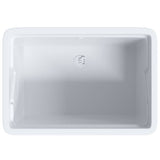 Laundry Tub White 59x41x75 cm Resin - Close-Up Angle