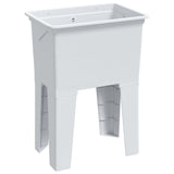 Laundry Tub White 59x41x75 cm Resin - Extra Image