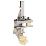 Hanging Shower Caddy Brushed 304 Stainless Steel - Side View