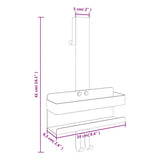 Hanging Shower Caddy Brushed 304 Stainless Steel