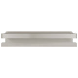 Shower Shelf 30x10x6 cm Brushed 304 Stainless Steel - Top-Down View