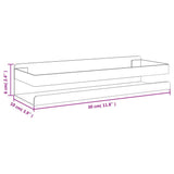 Shower Shelf 30x10x6 cm Brushed 304 Stainless Steel