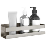 Shower Shelf 23x6.5x6 cm Brushed 304 Stainless Steel - Side View