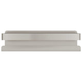 Shower Shelf 23x6.5x6 cm Brushed 304 Stainless Steel - Top-Down View