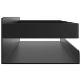 Shower Shelf Matt Black 30x10x6 cm Brushed 304 Stainless Steel - 45-Degree Angle