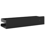 Shower Shelf Matt Black 30x10x6 cm Brushed 304 Stainless Steel - Rear View