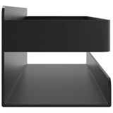 Shower Shelf Matt Black 23x6.5x6 cm Brushed 304 Stainless Steel - 45-Degree Angle