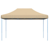 Foldable Party Tent Pop-Up Beige 440x292x315 cm