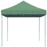 Foldable Party Tent Pop-Up Green 440x292x315 cm - Top-Down View