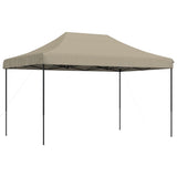 Foldable Party Tent Pop-Up Taupe 440x292x315 cm - Front View