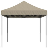 Foldable Party Tent Pop-Up Taupe 440x292x315 cm - Top-Down View