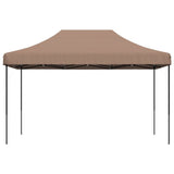 Foldable Party Tent Pop-Up Brown 440x292x315 cm