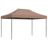 Foldable Party Tent Pop-Up Brown 440x292x315 cm - 45-Degree Angle
