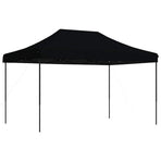 Foldable Party Tent Pop-Up Black 440x292x315 cm