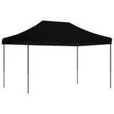 Foldable Party Tent Pop-Up Black 440x292x315 cm - Front View