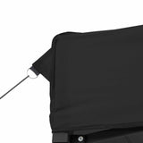 Foldable Party Tent Pop-Up Black 440x292x315 cm - Rear View
