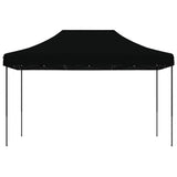 Foldable Party Tent Pop-Up Black 440x292x315 cm - Side View