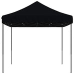 Foldable Party Tent Pop-Up Black 440x292x315 cm