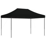 Foldable Party Tent Pop-Up Black 440x292x315 cm - 45-Degree Angle