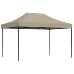 Foldable Party Tent Pop-Up Taupe 410x279x315 cm