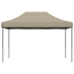 Foldable Party Tent Pop-Up Taupe 410x279x315 cm