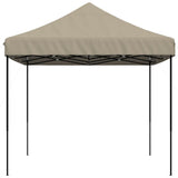 Foldable Party Tent Pop-Up Taupe 410x279x315 cm - Top-Down View