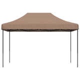 Foldable Party Tent Pop-Up Brown 410x279x315 cm