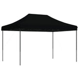 Foldable Party Tent Pop-Up Black 410x279x315 cm - Front View