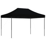 Foldable Party Tent Pop-Up Black 410x279x315 cm - 45-Degree Angle