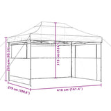 Foldable Party Tent Pop-Up with 3 Sidewalls Green - Extra Image