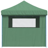 Foldable Party Tent Pop-Up with 4 Sidewalls Green - Top-Down View