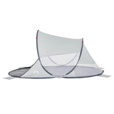 Beach Tent Grey Pop-up Waterproof - Rear View