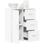 Sideboard White 60x31x70 cm Engineered Wood