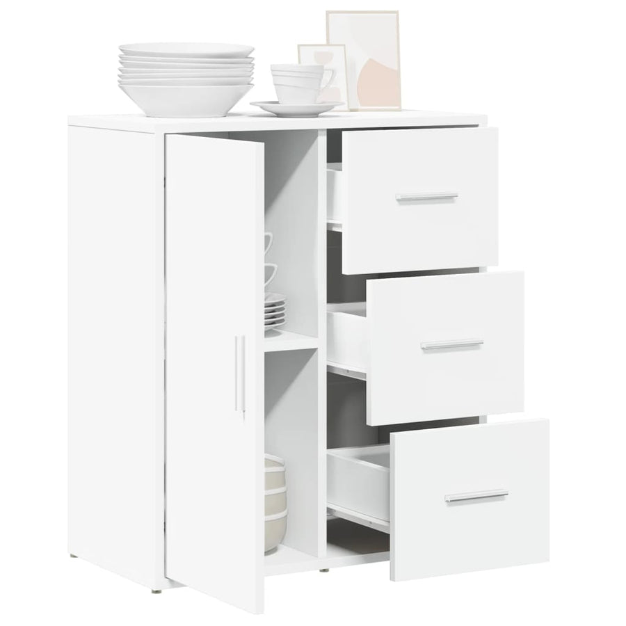 Sideboard White 60x31x70 cm Engineered Wood