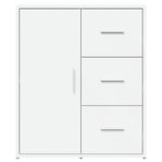 Sideboard White 60x31x70 cm Engineered Wood