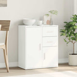 Sideboard White 60x31x70 cm Engineered Wood - Side View