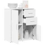Sideboard White 60x31x70 cm Engineered Wood