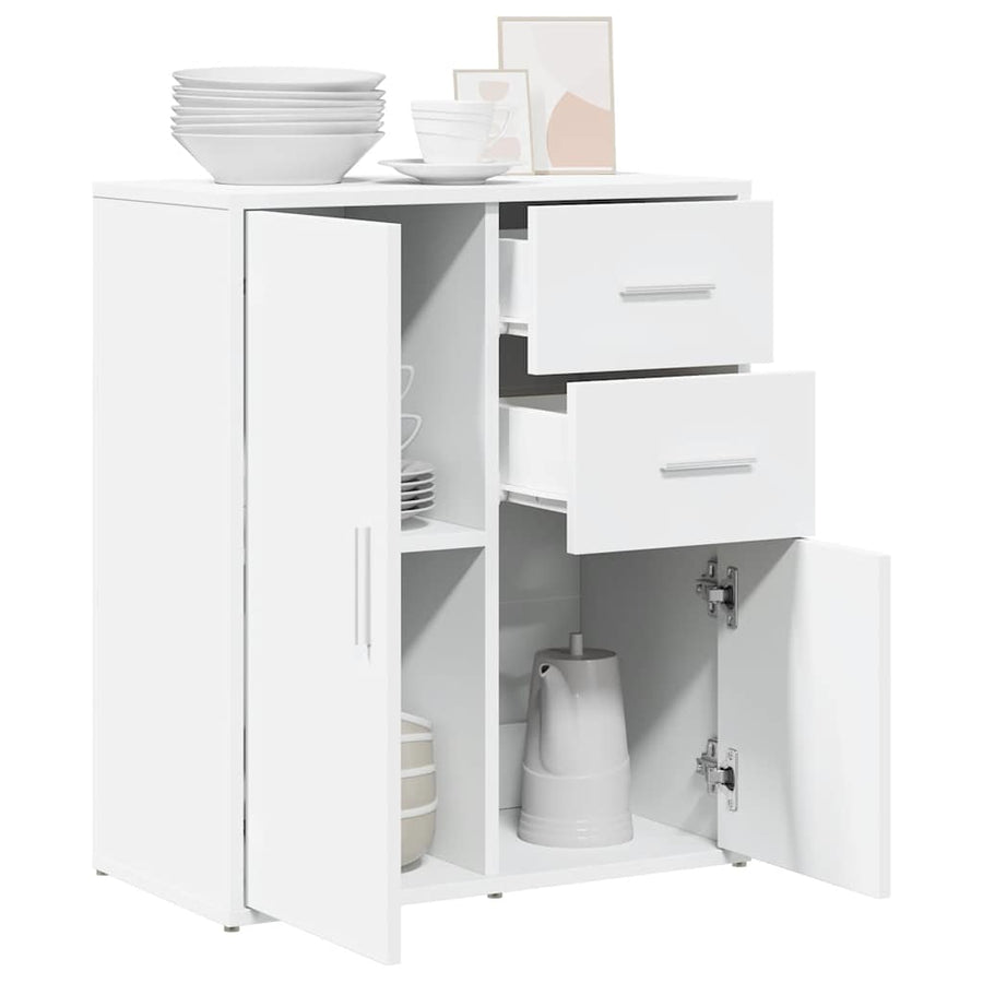 Sideboard White 60x31x70 cm Engineered Wood