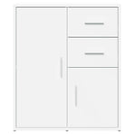 Sideboard White 60x31x70 cm Engineered Wood