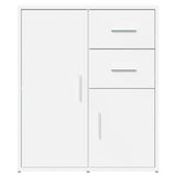 Sideboard White 60x31x70 cm Engineered Wood - 45-Degree Angle