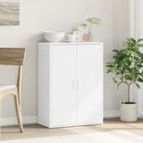 Sideboard White 60x31x84 cm Engineered Wood - Side View