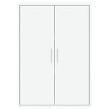 Sideboard White 60x31x84 cm Engineered Wood - 45-Degree Angle