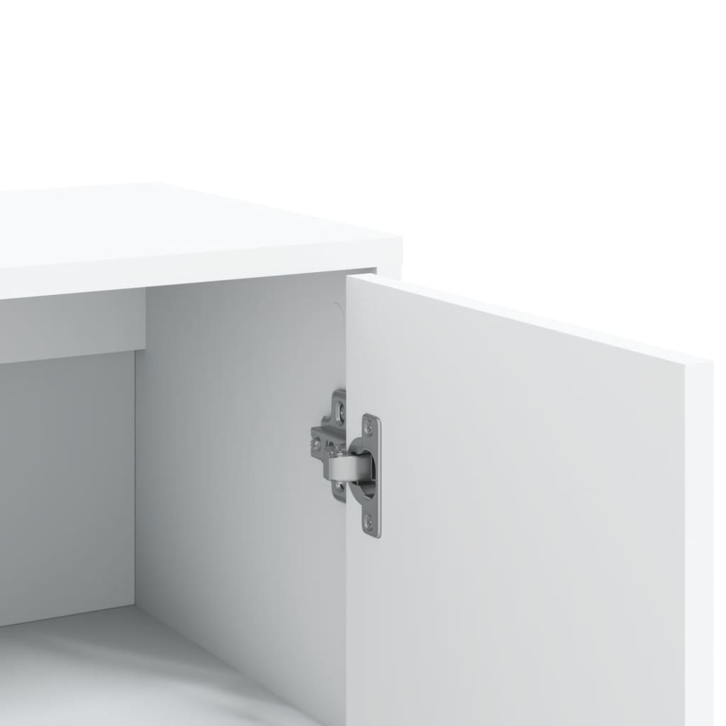 Sideboard White 60x31x84 cm Engineered Wood