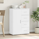 Sideboard White 60x31x84 cm Engineered Wood - Side View