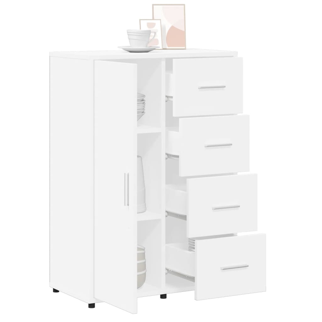 Sideboard White 60x31x84 cm Engineered Wood