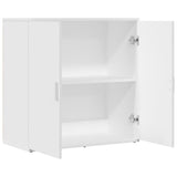 Sideboard White 79x38x80 cm Engineered Wood