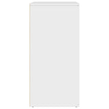 Sideboard White 79x38x80 cm Engineered Wood - Close-Up Angle