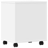 Printer Stand with Wheels White 41x32x48 cm - Close-Up Angle